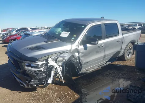 2022 Ram 1500 Rebel 4X4 5'7 Box из США, поврежденный, VIN 1C6SRFLM2NN263155